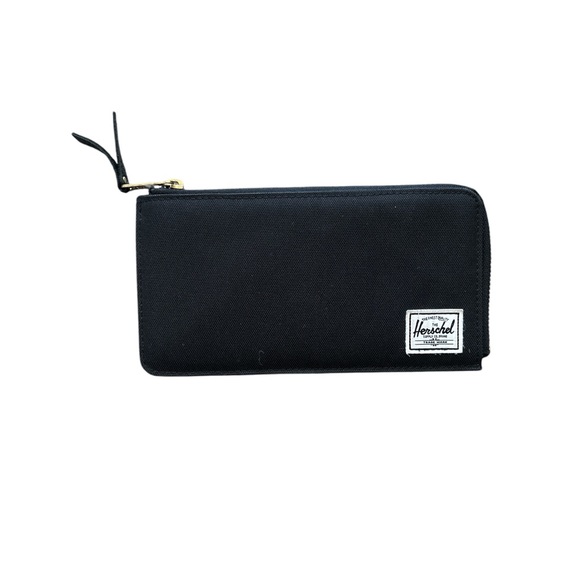 Herschel Supply Company Handbags - Herschel Supply Company Black Wallet with Gold Zip